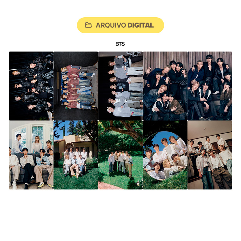 Kit BTS com + de 1.000 Photocards em PDF + Modelo Editável no Canva - Imagem 5