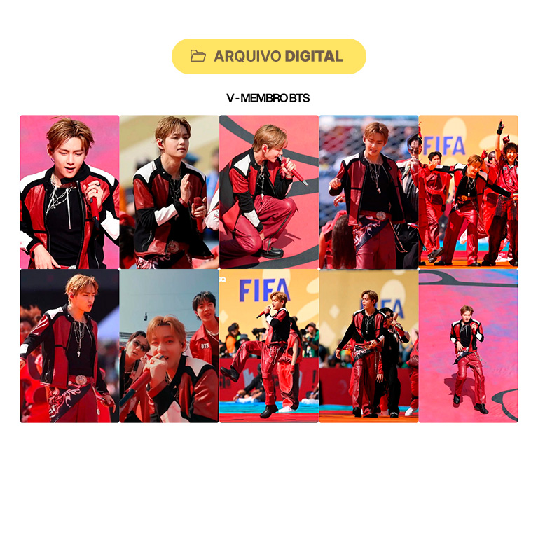 Kit BTS com + de 1.000 Photocards em PDF + Modelo Editável no Canva - Imagem 2